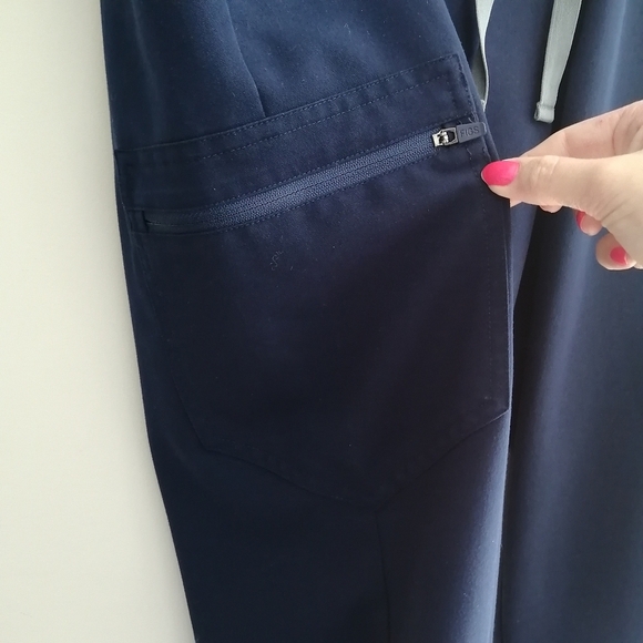 Figs Plus Size Zamora Joggers Medical Scrub Bottoms Navy Blue XXL - Picture 6 of 16